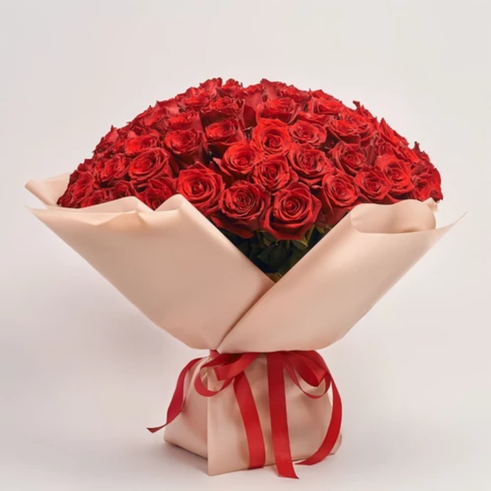 101 Red Rose Explorer Bouquet.