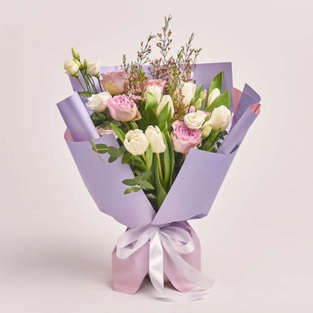 Pastel Whisper Rose Bouquet