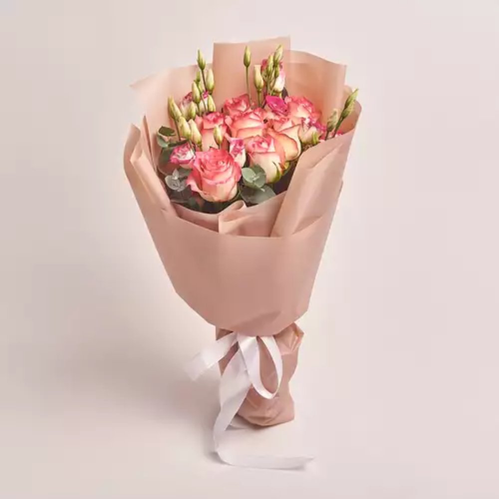 Soft Blush Spray Rose Bouquet