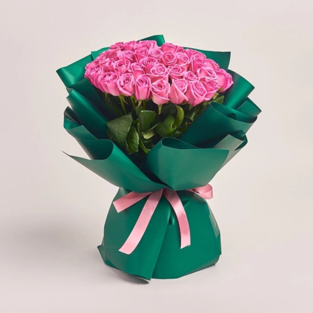 51 Roses Aqua Bouquet.