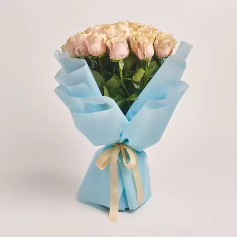25 Roses Pink Mondial Bouquet.
