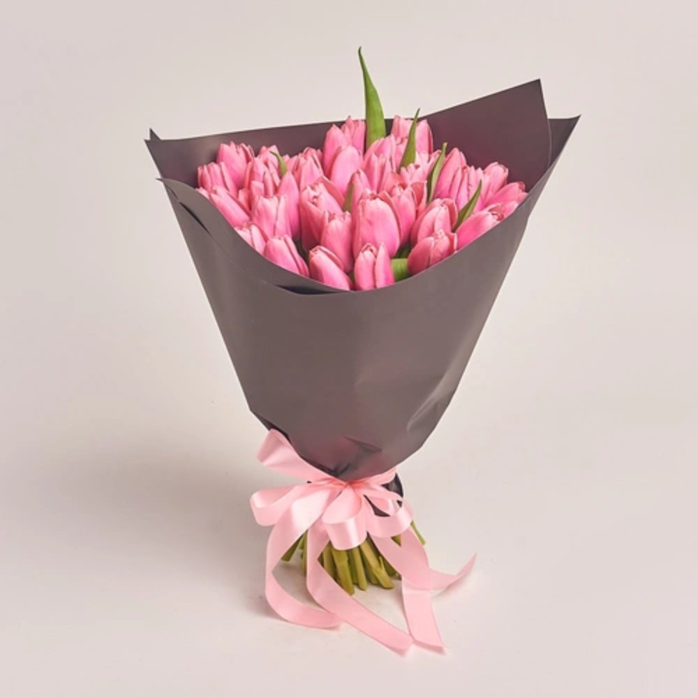 51 Pink Tulip Bouquet.