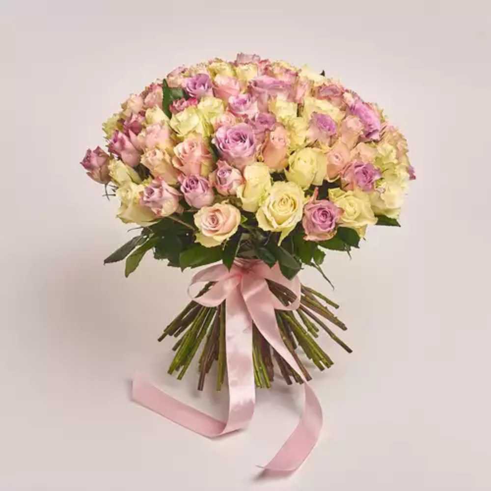 101 Rose Athena and Memory Mix Bouquet.