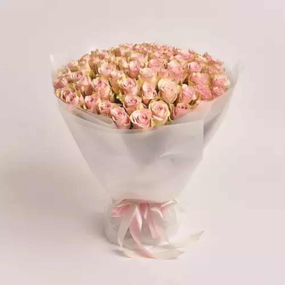 75 Roses Pink Athena Bouquet.