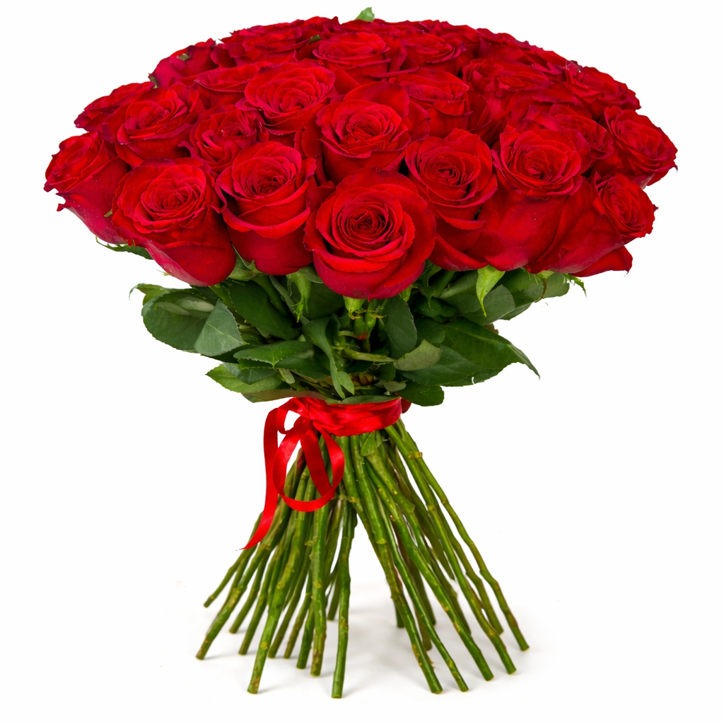 Classic Red Rose Hand-Tied Bouquet