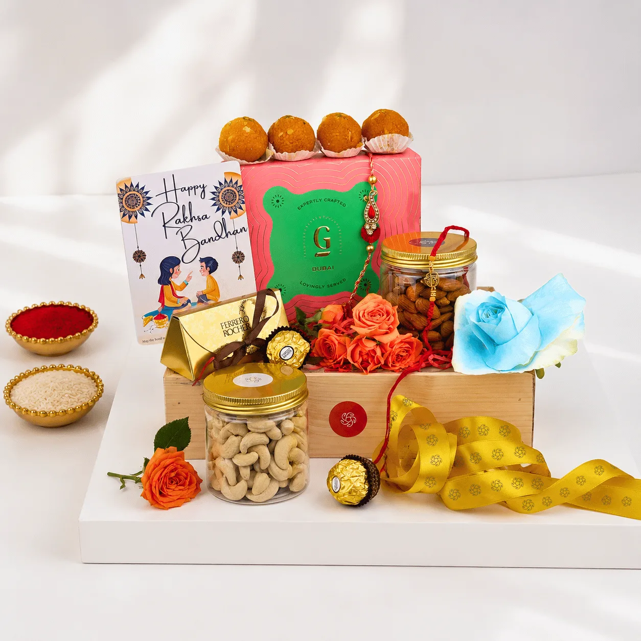 Rakhi Sweets & Dry Fruits Hamper