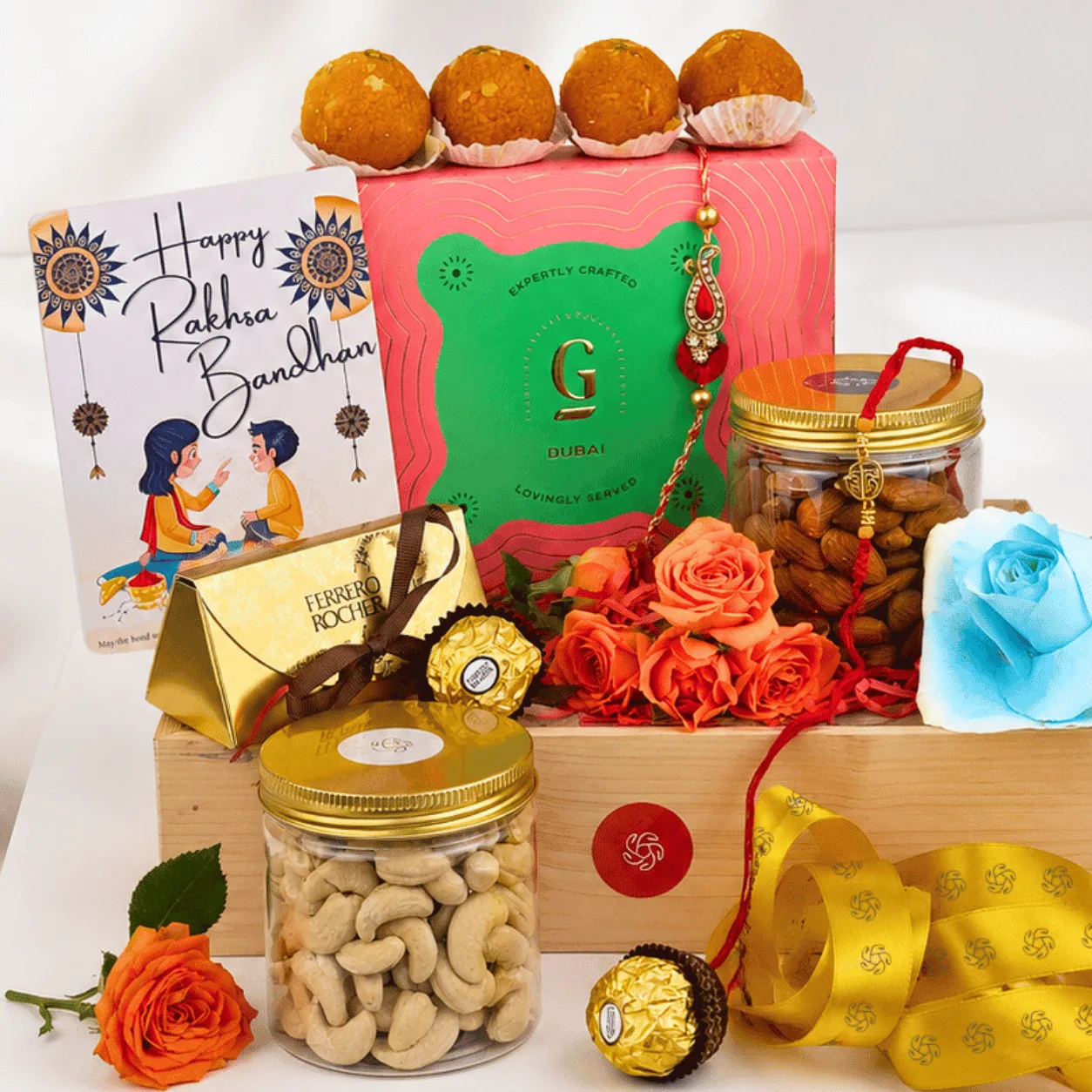 Rakhi Sweets & Dry Fruits Hamper